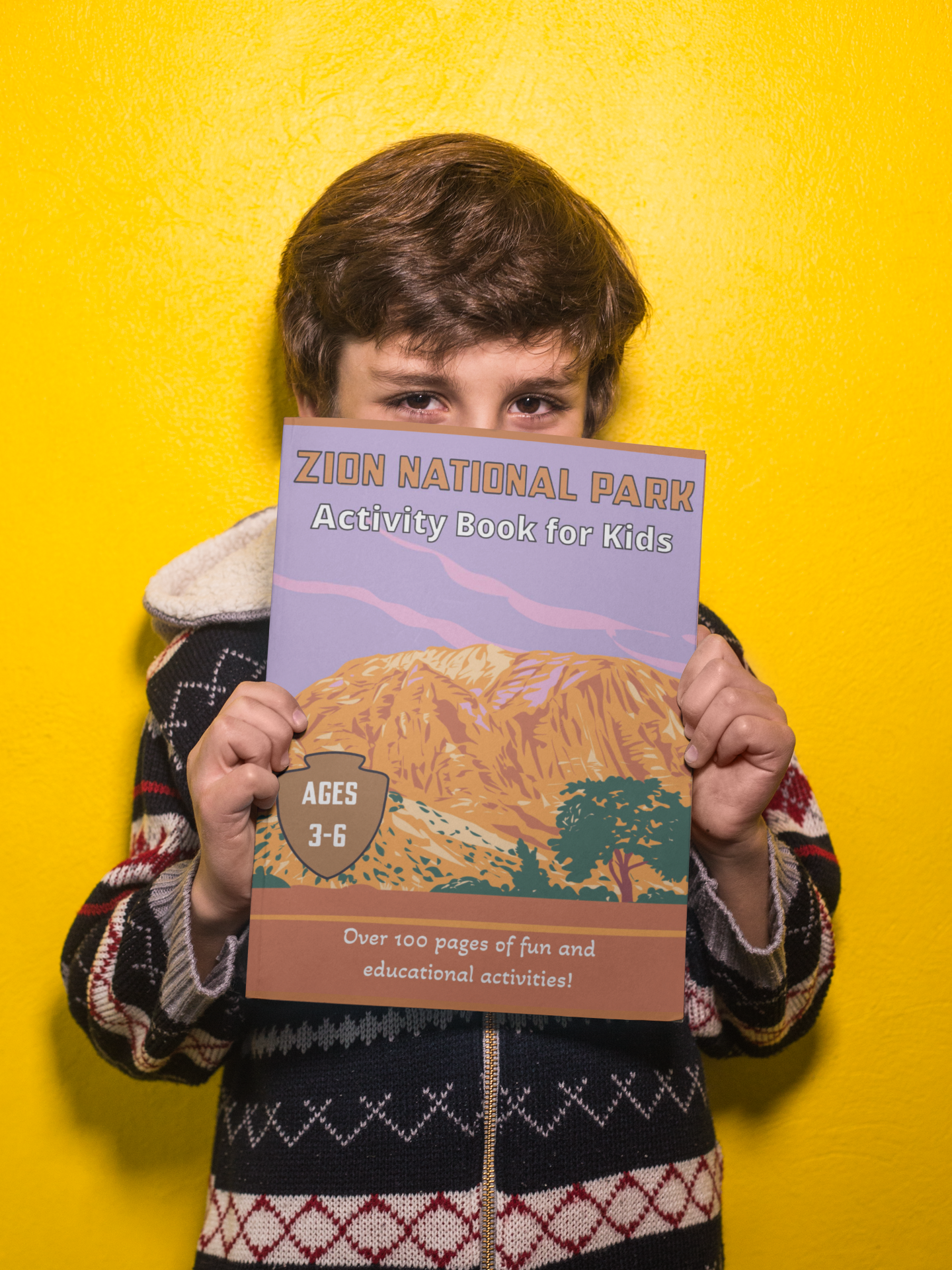 Zion National Park Activity Book for Kids (Ages 3-6)